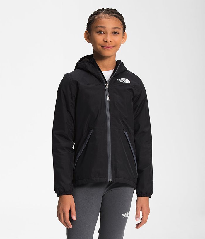 The North Face Μπουφαν Μαυρα Παιδικα Warm Storm Βροχής - Greece 2519OSNKP